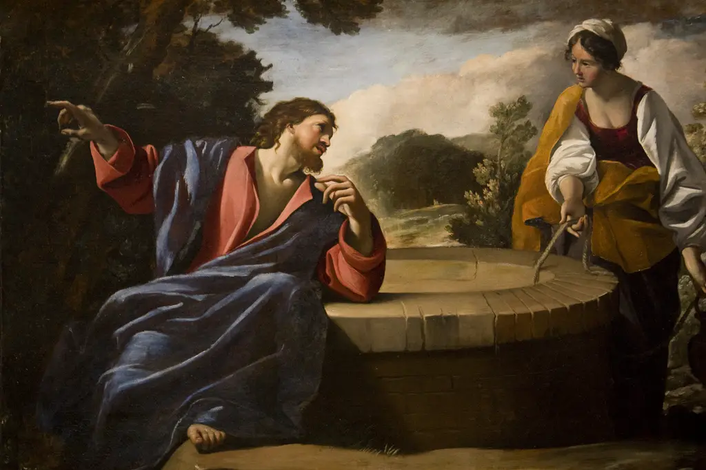 A picture the woman at the well as she encounter with jesus