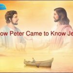 Jesus sent his words but Peter delivered it