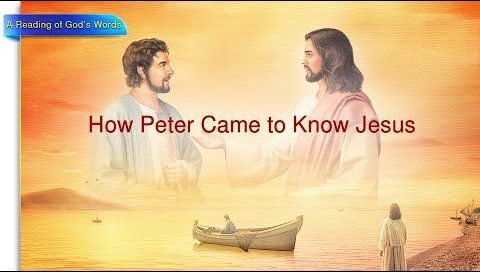 Jesus sent his words but Peter delivered it